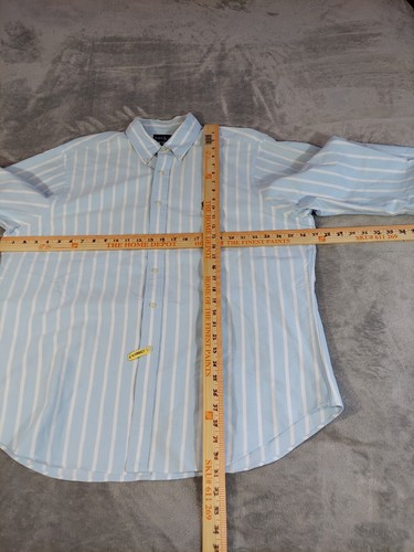 Polo Ralph Lauren Shirt Men's XL 17 36/37 Flesh Pony Striped Vintage Dress Shirt - 第 3/9 張圖片