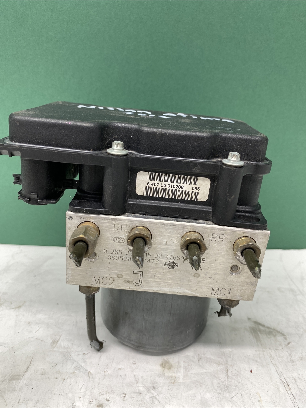 2012 Nissan Altima A/T ABS Anti Lock Brake Pump System 47660 ZN00B OEM ...