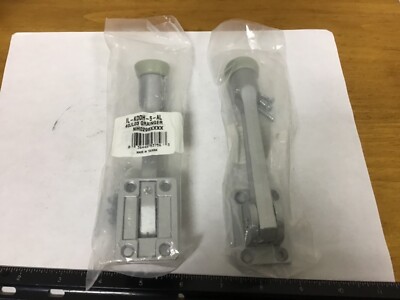 Qty (2) Kaba Ilco ILKDDH-5-AL Level Door Holder, Clear Aluminum