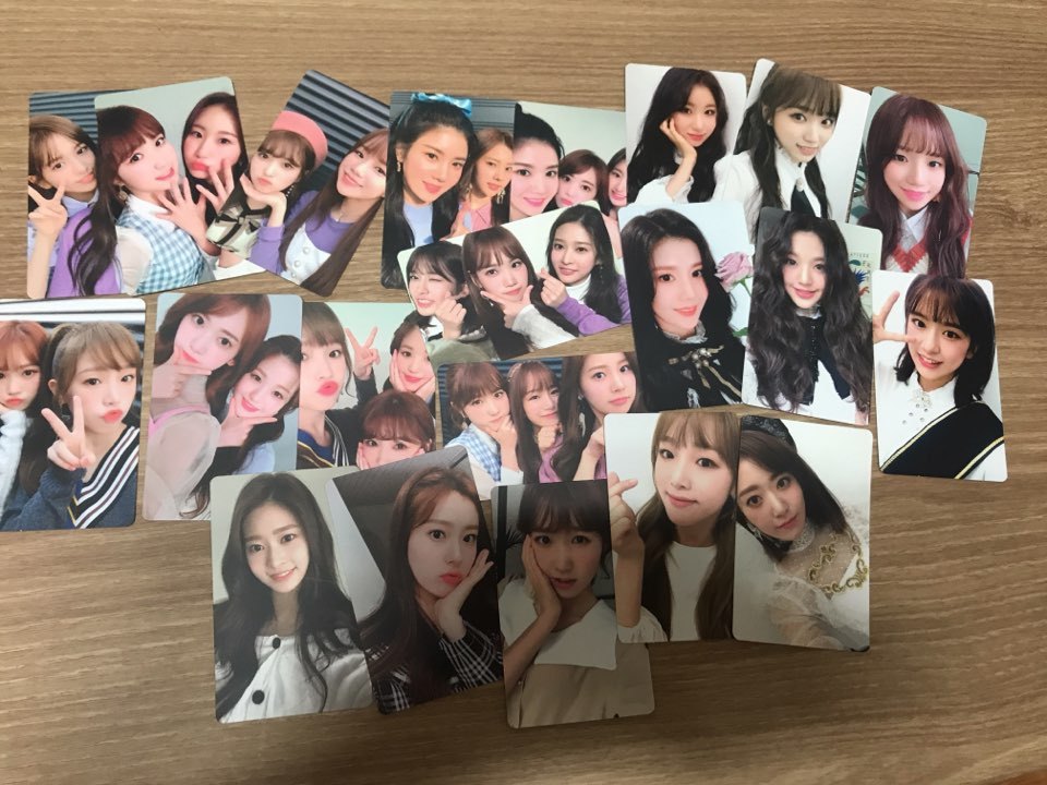iz*one izone ive lesserafim Color*IZ official photocard