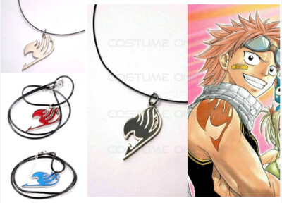 Fairy Tail Natsu Dragneel Guild Union Flag Sing Anime Necklace MultipleColor Neu