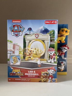 PAW Patrol Cat Pack Leo & Marshall Rescue Figure Set 2022 NEW