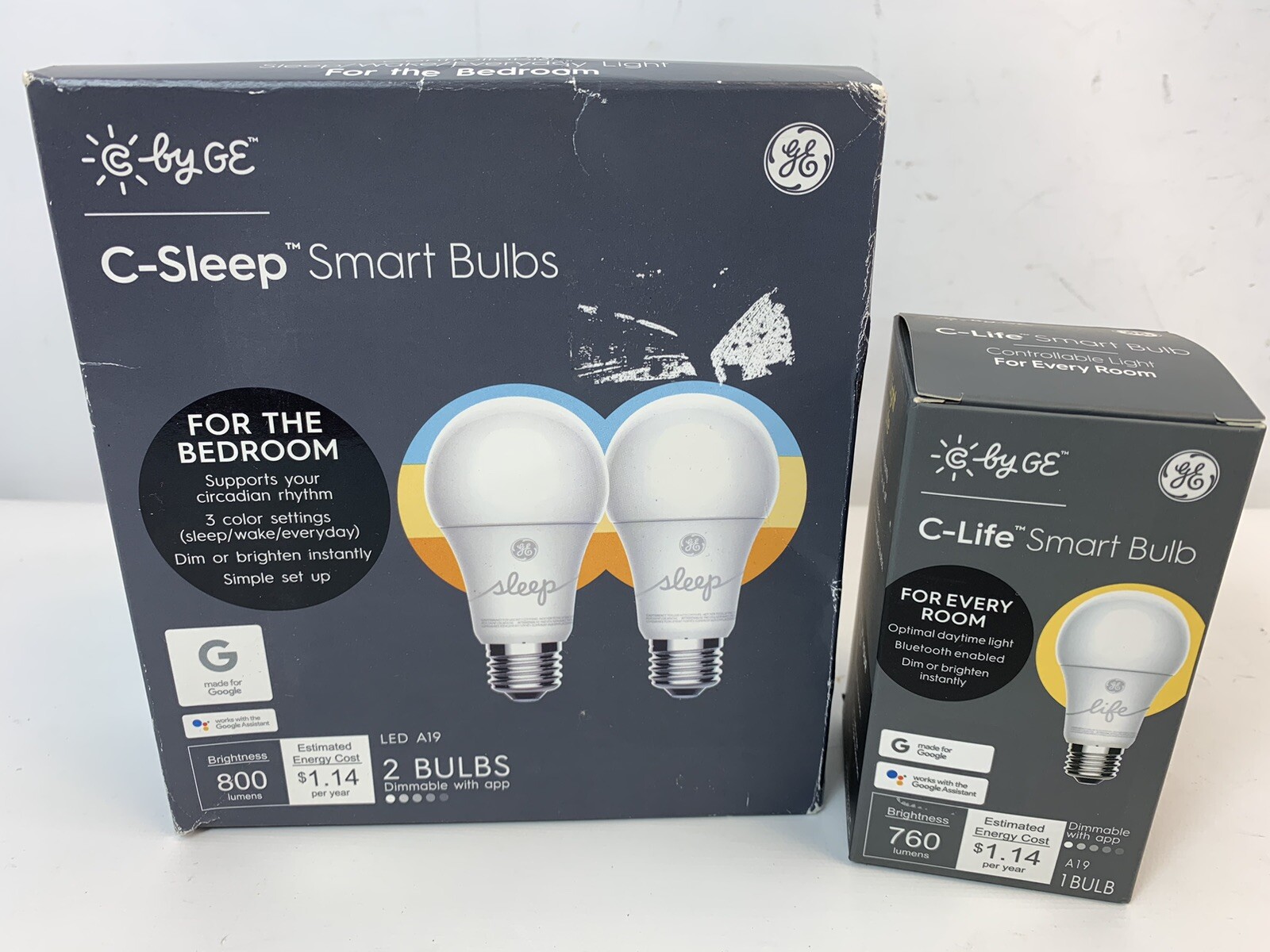 NEW Smart LED Light Bulbs, Bluetooth and Wi-Fi, Works with Alexa and Google Home