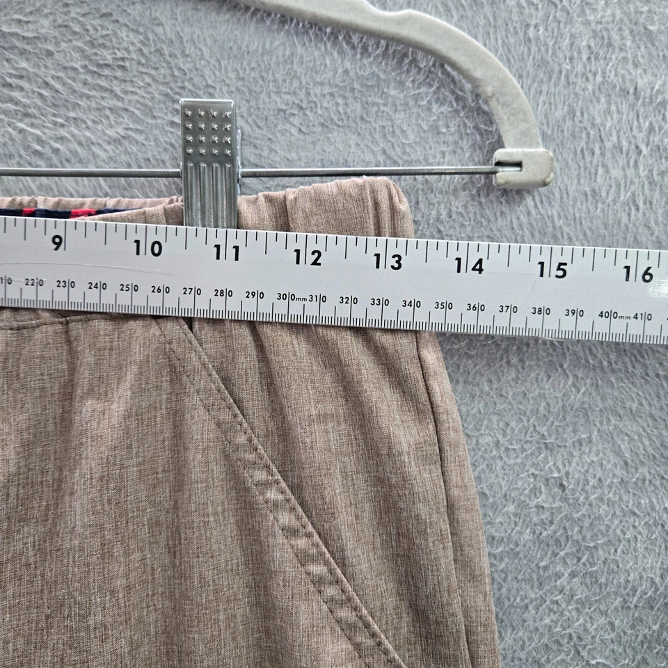 Koi Women Scrub Pants XS Beige 731R Cargo Logo Polyester Spandex Outdoor - Image 2 of 4