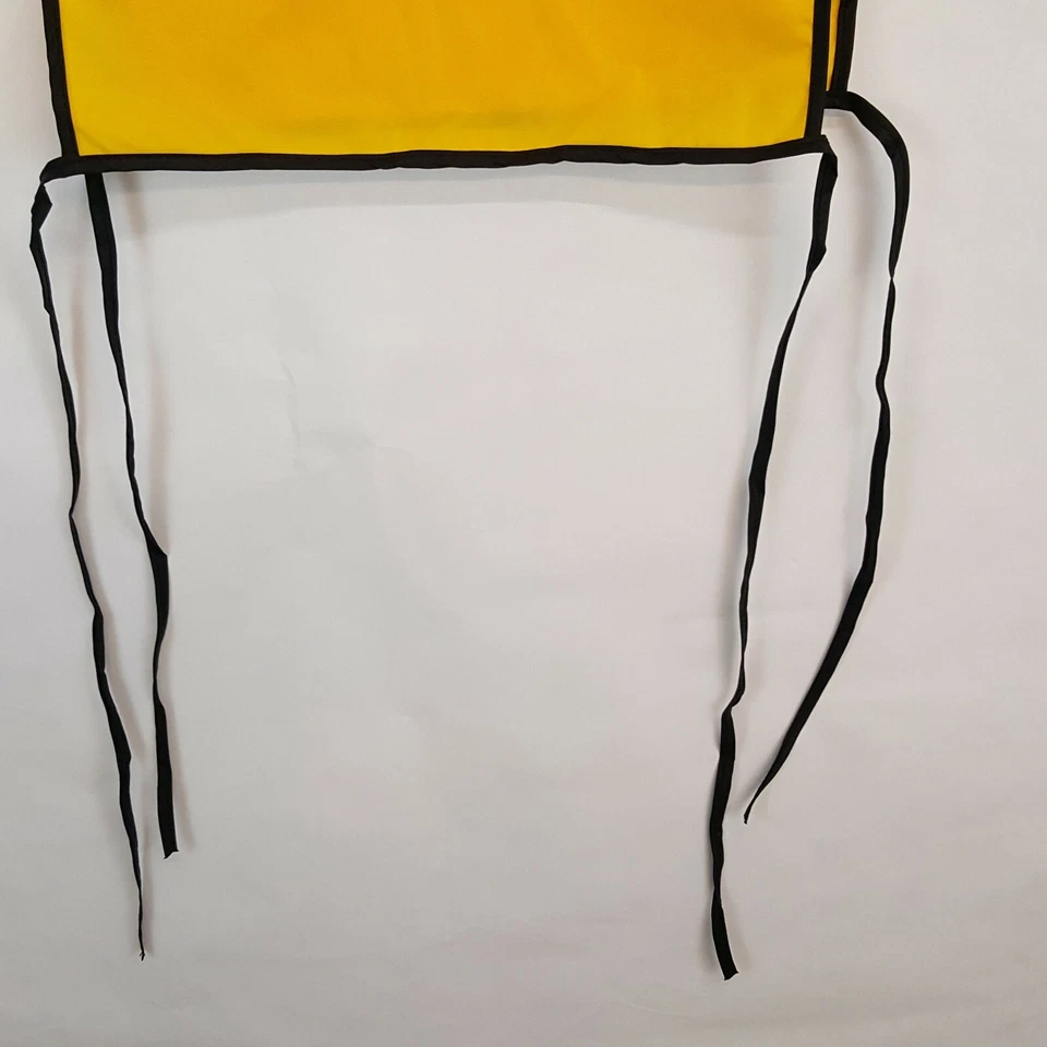 Camiseta sin mangas Nike oficial Race babero números señal de seguridad singlete talla única amarilla pre Foto 3 de 4