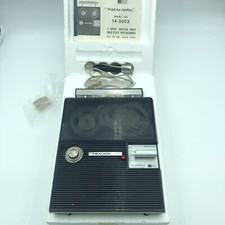 Vintage Realistic 393 2 Speed Reel To Reel Tape Recorder Player Untested