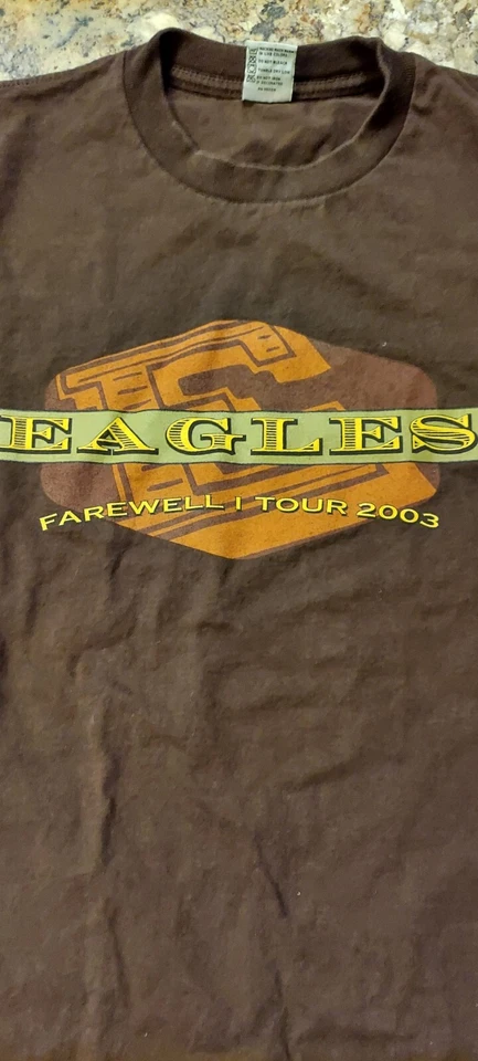 Aero USA Eagles Band Farewell I Tour 2003 De Colección Marrón Talla XL ¡IMPRESIONANTE! Foto 2 de 4