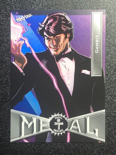 2020 Skybox Marvel Universe Metal X-Men 🔥 GAMBIT BLUE 🔥 | eBay