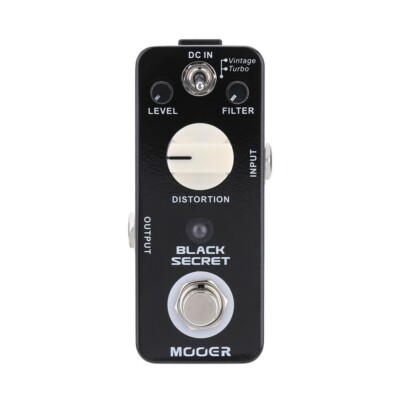 Guitar Distortion Effects Pedal Warm Sound - Mooer Black Secret Pedal Full Metal