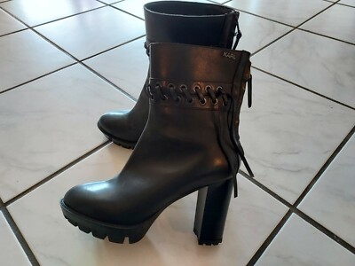 Stiefeletten 40 Karl Lagefeld