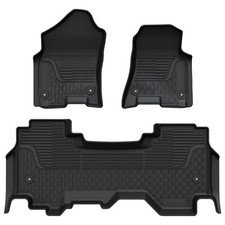 LASFIT Floor Mats for RAM 1500 2019-2024 Quad Cab Custom Anti-slip 1st & 2nd Row