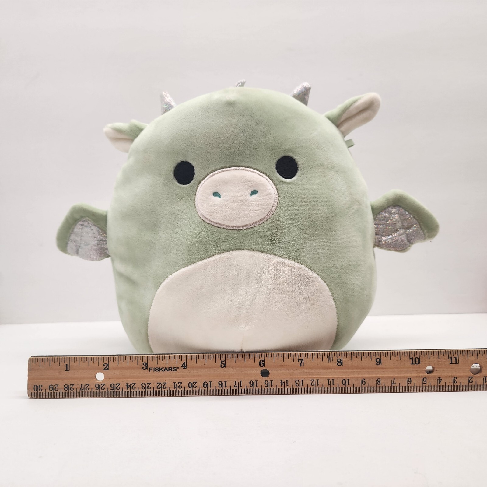 Squishmallow Drew the Dragon 8 inch Plush Toy Stuffed Animal - Mint Green