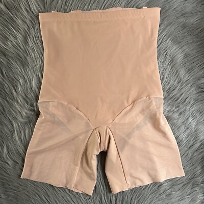 HoneyLove SuperPower Short Womens 2X Pink Rose Tan Shapewear All Over Sculpt