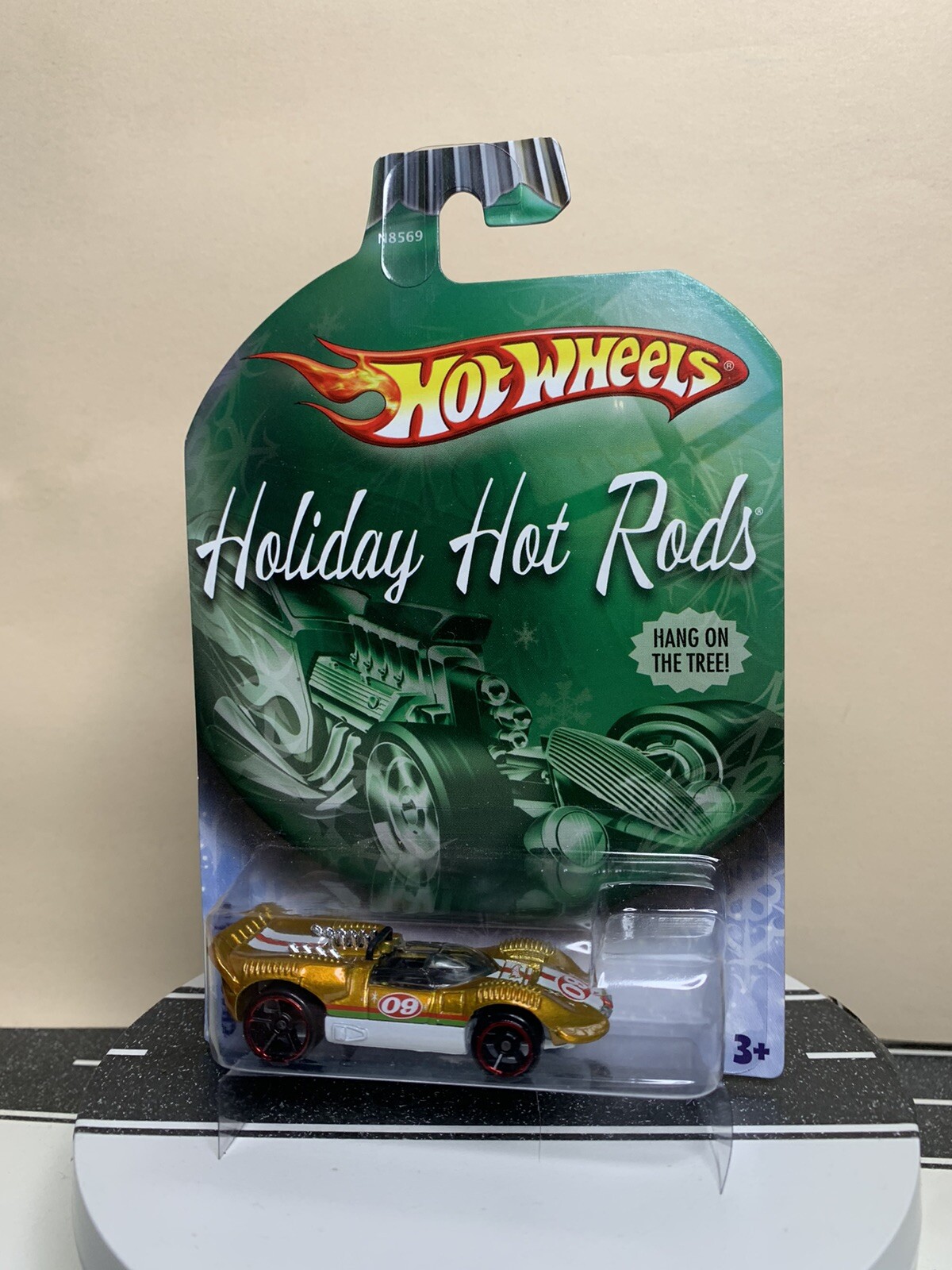 2009 Hot Wheels Holiday Hot Rods Series Chaparral II Gold Mtflk w/OH5 NIP