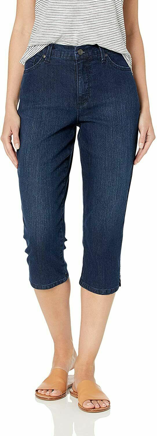 Bandolino Women's Amanda Capri Jean - Stretch Denim High-Rise Crop Pants