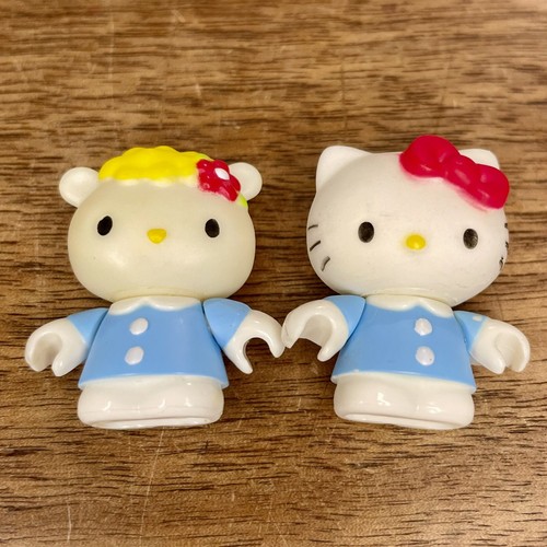 Mega Bloks Hello Kitty White Mini Figures Sanrio Lot of 2 - Picture 2 of 5