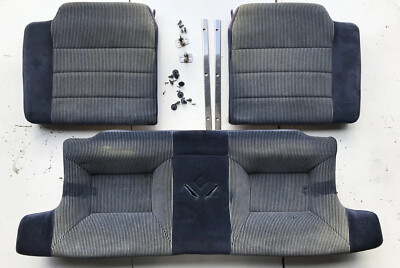 84-89 NISSAN 300ZX Z31 REAR SEAT SET BLUE OEM 2+2 | eBay