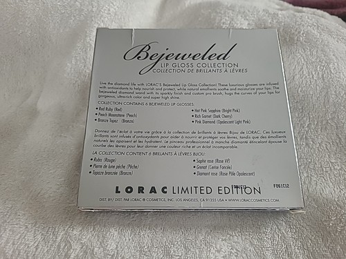 Lorac Limited Edition Bejeweled Lip Gloss Collection New Discontinued 6 Lipgloss - Picture 7 of 10