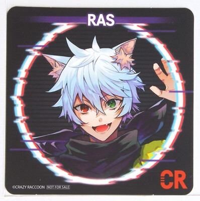 Crazy Raccoon Coaster Card Ras Gigo Campaign Drink Order Bonus | eBay