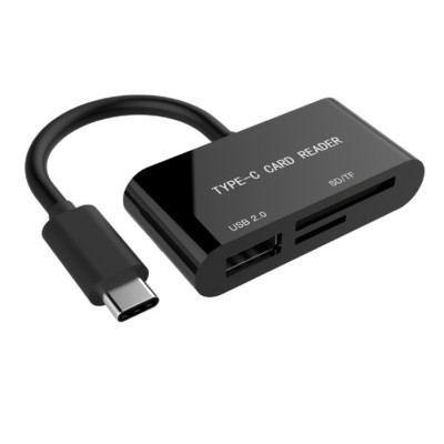 Type C Phone Micro SD TF Card Reader For Samsung Galaxy LG Huawei Xiaomi PC Tab