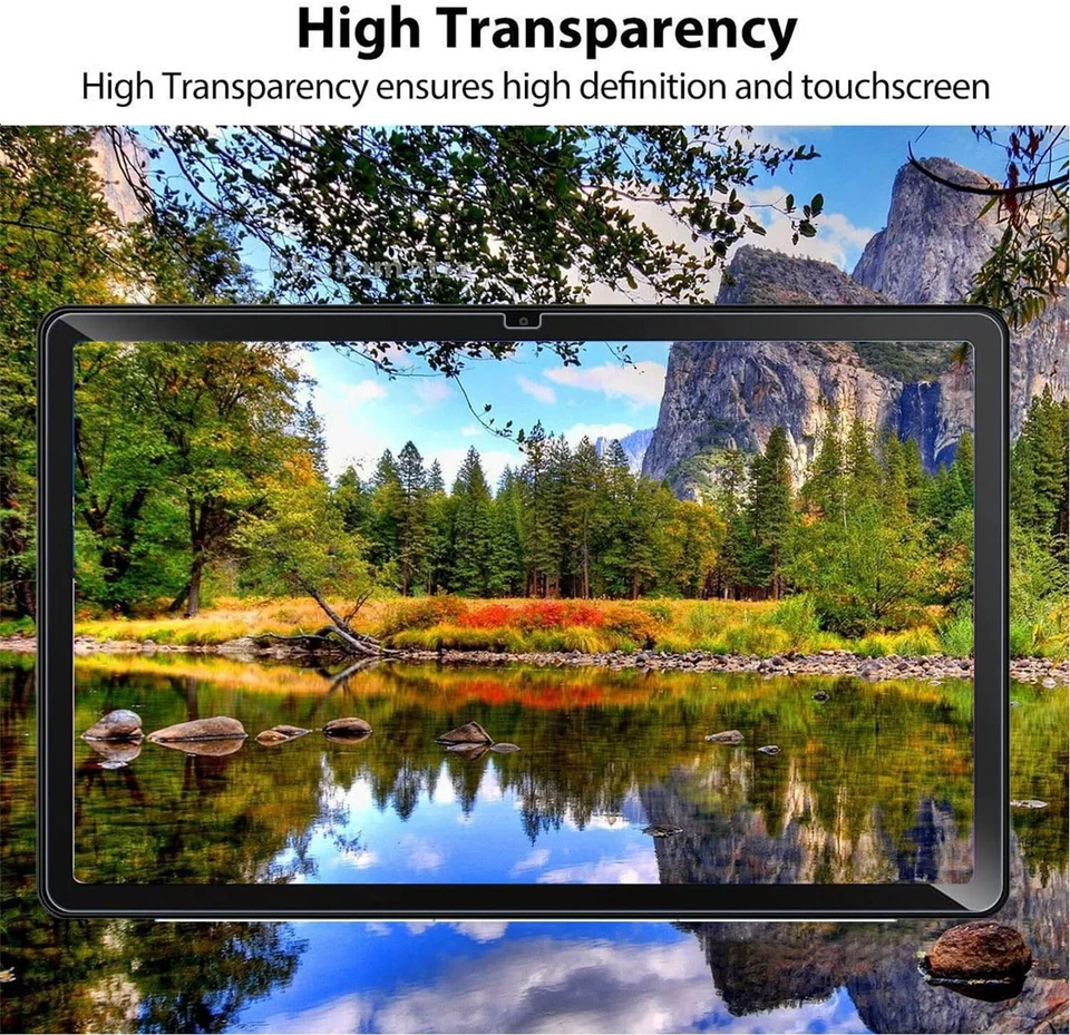 Protetor de tela transparente 4X para tablet Onn 10,1 polegadas geração 3 (modelo 2022) filmes PET - Imagem 2 de 3