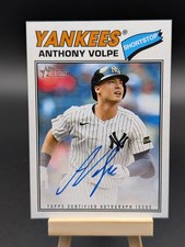 Topps 2026 Heritage Real One Autographs Anthony Volpe New York Yankees #ROA-AV