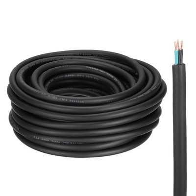 Für SOOW 16 AWG 3-adriges Elektrokabel 25ft 600V tragbares Stromkabel