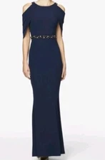 Navy Blue Formal Dress By Daymor 350 Couture Social Occasion Formal  Size 6