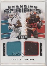 2020 Panini Playoff Changing Stripes Relics Jarvis Landry #CS-JL 4l3