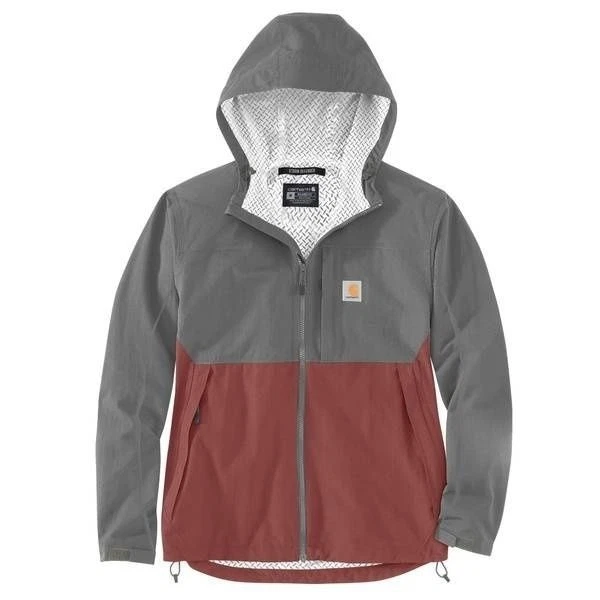 Carhartt Men's Storm Defender Relaxed Fit Lightweight Packable Jacket Steel/Appl