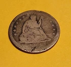 1858-S~ Seated Liberty 25c ~ Better  Date ~ Low Grade