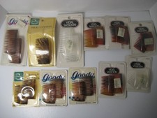 Vintage Hair Combs Goody Vidal Sasson Lot of 11 Packs