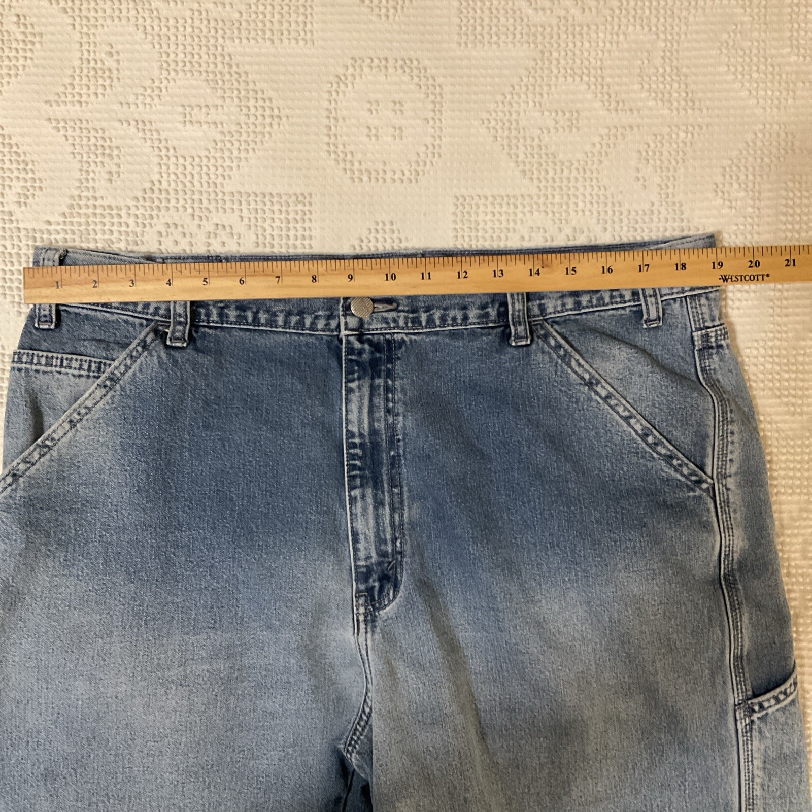 LEVIS SILVERTAB - Men’s Vintage Y2K Carpenter Blue Jean Shorts 1234 thumbnail 6