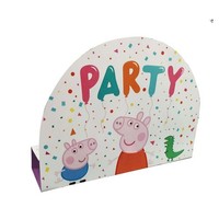 Peppa Pig Einladungskarten 8 Karten & UmschlÄGe Neu Ovp
