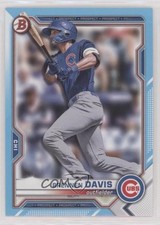 2021 Bowman Draft Sky Blue 376/499 Brennen Davis #BD-124 ut4