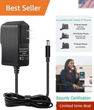 Versatile Power Adapter for Yealink Phones - 5V 1.2A, Compatible with T-Series