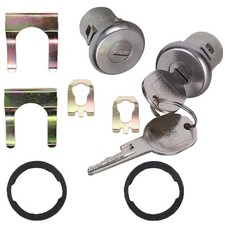 2pcs Door Lock Cylinder Set Front Leftrightcompatible With Chevrolet Truck C