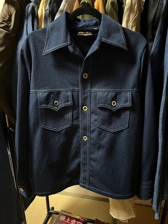 70s old clothes jacket denim processing outerwear - image 1