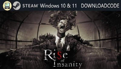 NEU PC Computer Spiel Rise of Insanity für Windows 10 11 STEAM Download Code Key
