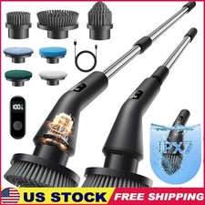 Electric Spin Scrubber IPX7 Waterproof Adjust...