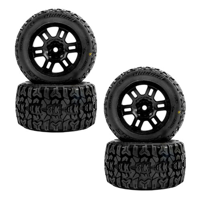 #ad Pro Line Jaeger F R MT Tires MTD 12mm Black Split Six 4 for ARRMA MINI KRATON $69.98
