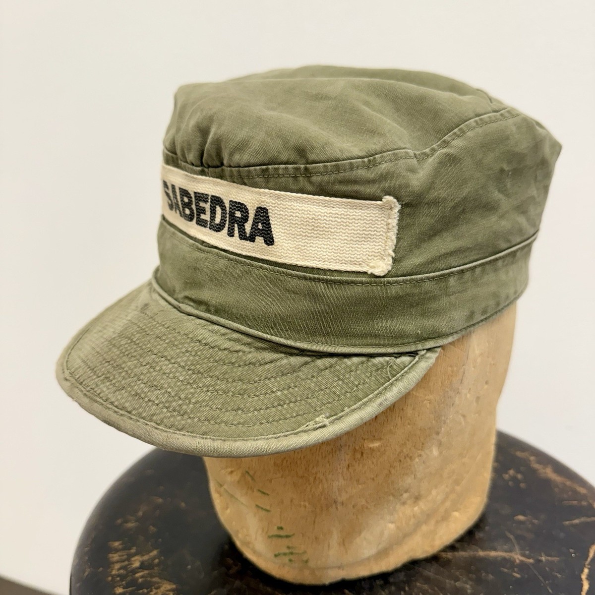 Korean War US Army OD Patrol Cap Hat Named Size 7 | eBay