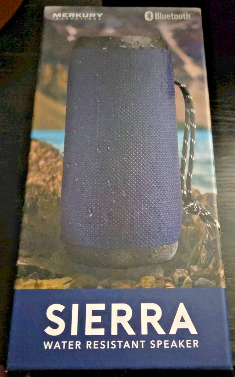 Merkury Sierra MI-S147B Bluetooth Speaker – Water Resistant