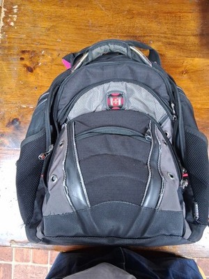 Swiss Gear Uline 16'' Laptop Backpack Wenger Synergy - Black/Gray - EUC