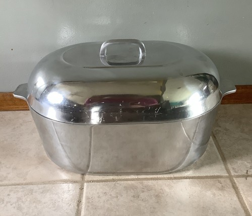 Magnalite Classic 18" 17 Quart ovaler Bräter Dutch Oven Aluminiumdeckel 4269 unbenutzt - Bild 16 von 17
