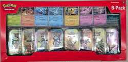 Pokemon TCG: Scarlet & Violet - Prismatic Evolutions 8-Pack Mini Tins (Costco Exclusive)