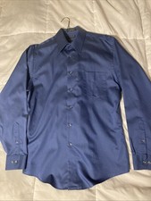 Arrow Fitted Dress Shirt Wrinkle Free 16 1/2 34/35