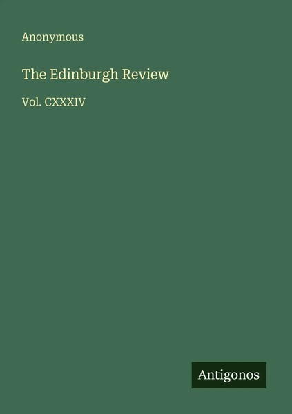 The Edinburgh Review Vol. Cxxxiv Anonymous Taschenbuch Englisch 2025-image