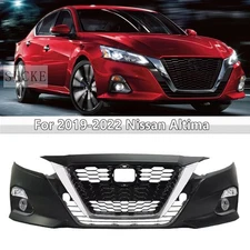 Complete Front Bumper Cover & Grille Assembly Kit for 2019-2022 Nissan Altima