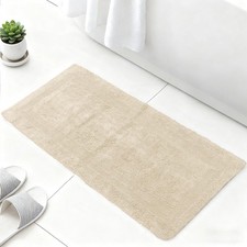 Barossa Design Reversible Cotton Bathroom Runner Rug - 22 x 60 Inch Long Bath Ma